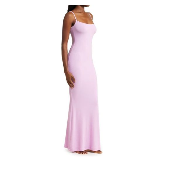 SKIMS Soft Lounge Long Slipdress Petal Size L - Picture 3 of 6